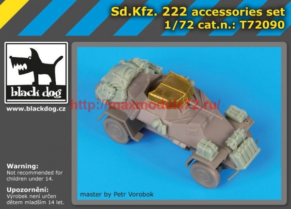 BDT72090   172 Sd.Kfz 222 accessories set (thumb53498)