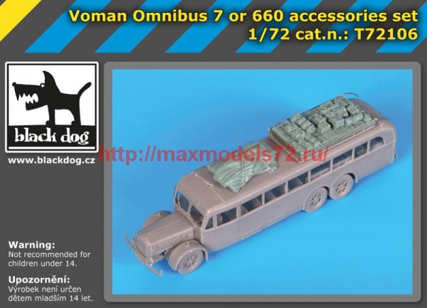 BDT72106   172 Voman Omnibus 7 or 660 accessories set (thumb53600)