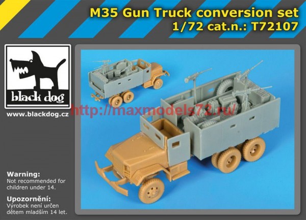 BDT72107   172 M 35 Gun Truck conversion set (thumb53607)