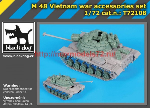 BDT72108   172 M 48 Vietnam war accessories set (thumb53614)