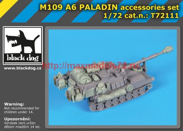 BDT72111   172 M 109 A6 Paladin accessories set (thumb53635)