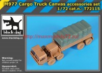 BDT72115   1/72 M 977 Cargo truck canvas accessories set (thumb53662)