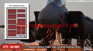 TetraAA-72001 1/72 Remove Before Flight Tags (Colored etching Parts) (thumb50707)