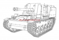 ACE72453   AMX MK 61 105mm Self Propelled Howitzer (attach6 54500)