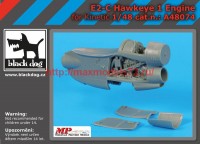 BDA48074   148 E-2 C Hawkeye 1 engine (thumb55119)