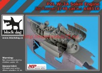 BDA48116   1/48 PZL W-3A Sokol engine (thumb55431)