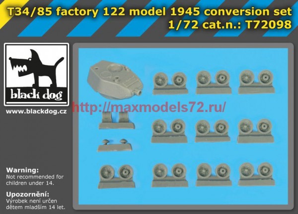 BDT72098   T 3485 factory 122 model 1945 conversion set (thumb53546)