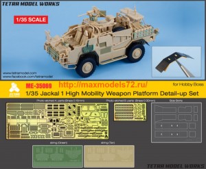TetraME-35069   1/35 Jackal 1 High Mobility Weapon Platform Detail-up Set (for HobbyBoss) (thumb58676)