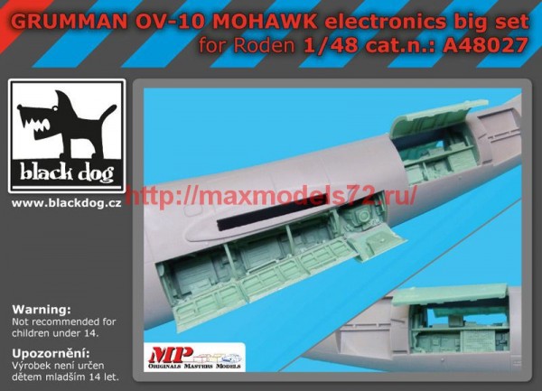 BDA48027   148 Grumman OV-10 Mohawk electronics big set (thumb54845)