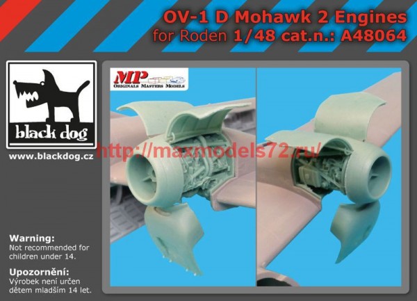 BDA48064   148 OV-1 D Mohawk 2 engines (thumb55064)