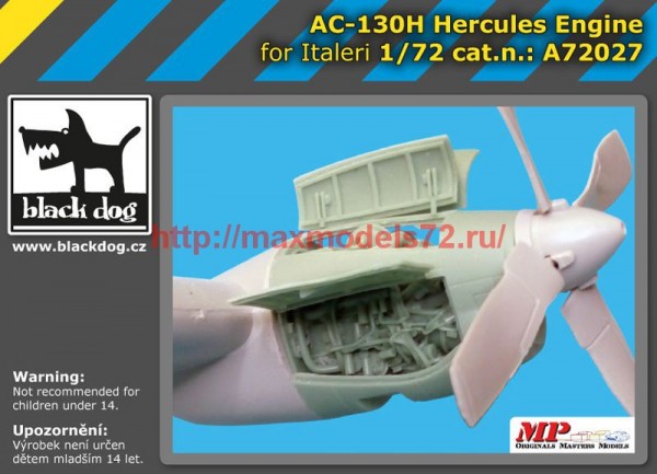 BDA72027   172 AC-130 H Hercules engine (thumb53934)