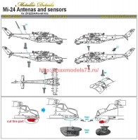 MDR4885   Mi-24. Antennas and sensors (Zvezda, Revell) (attach6 56121)
