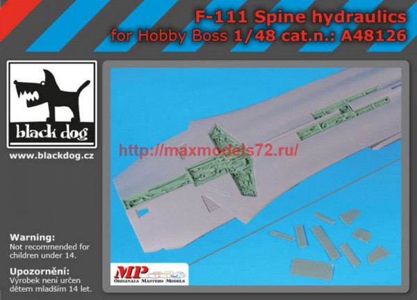 BDA48126   1/48 F-111 Spine hydraulics (thumb58302)