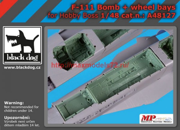 BDA48127   1/48 F-111 bomb+wheel bay (thumb58310)