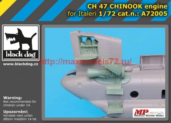 BDA72005   172 CH -47 Chinook engine (thumb53795)