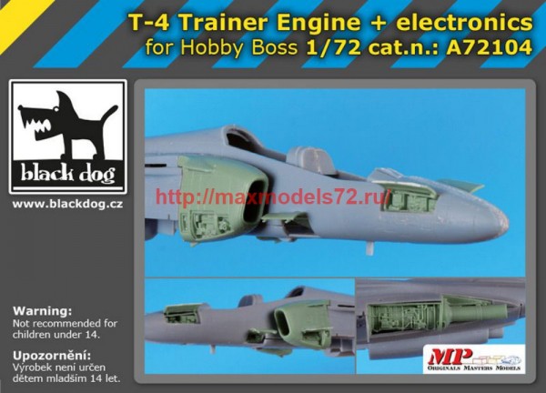 BDA72104   1/72 T-4 Trainer engine+electronic (thumb58285)