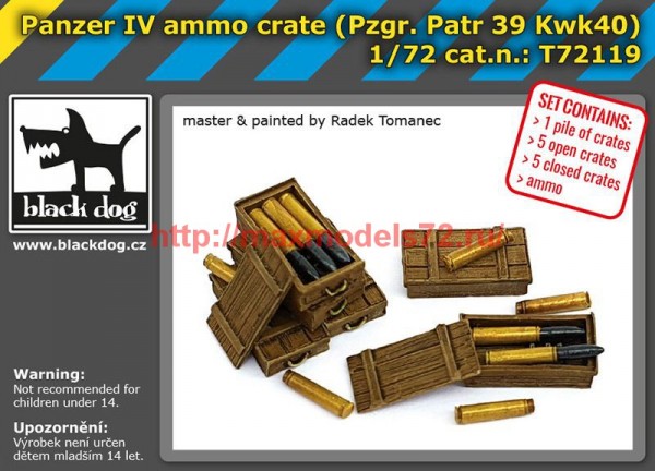 BDT72119   1/72 Panzer IV ammo crate (thumb53684)