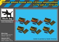 BDT72125   1/72 Soviet ammo boxes with 122 mm ammunition (thumb53720)