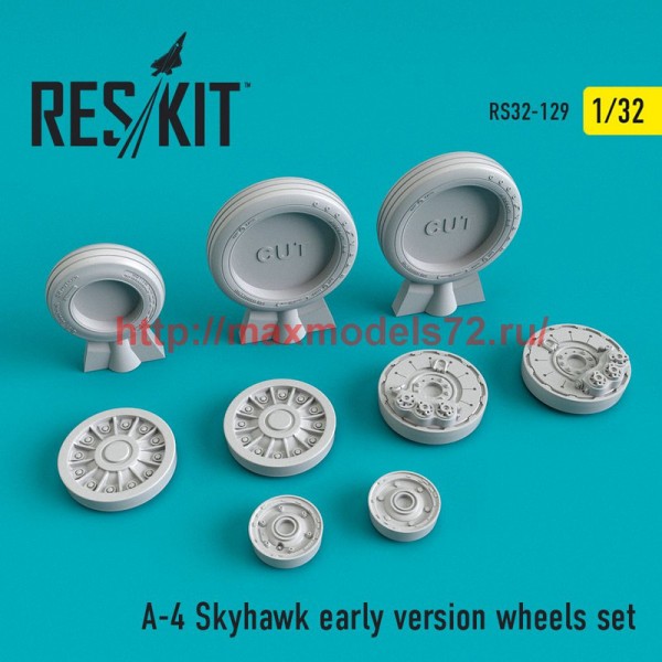 RS32-0129   A-4 Skyhawk early version wheels set (thumb51859)