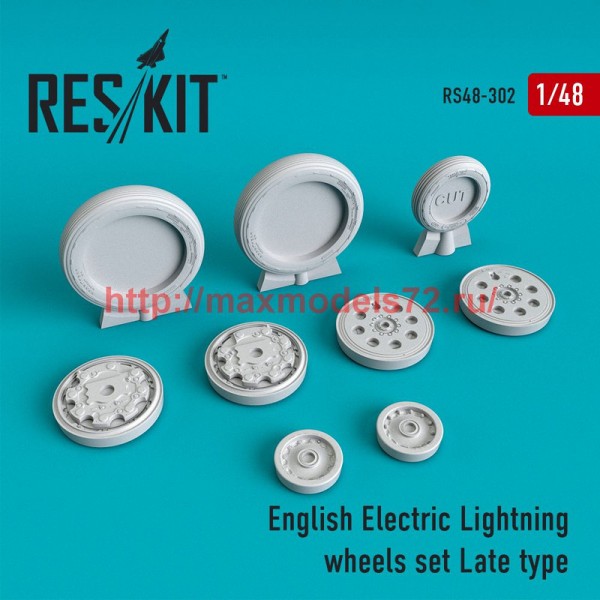 RS48-0302   English Electric Lightning Wheels set Late type (thumb51957)