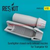 RSU32-0036   Eurofighter closed (early type) exhaust nozzles  for  Trumpeter Kit (thumb51933)