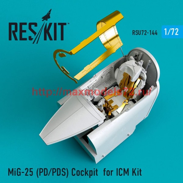 RSU72-0144   MiG-25 (PD/PDS) Cockpit for ICM Kit (thumb52478)