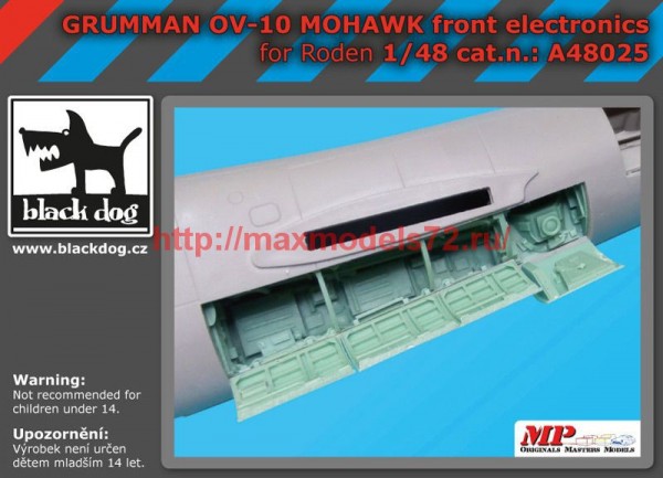BDA48025   148 Grumman OV-10 Mohawk front electronics (thumb54837)
