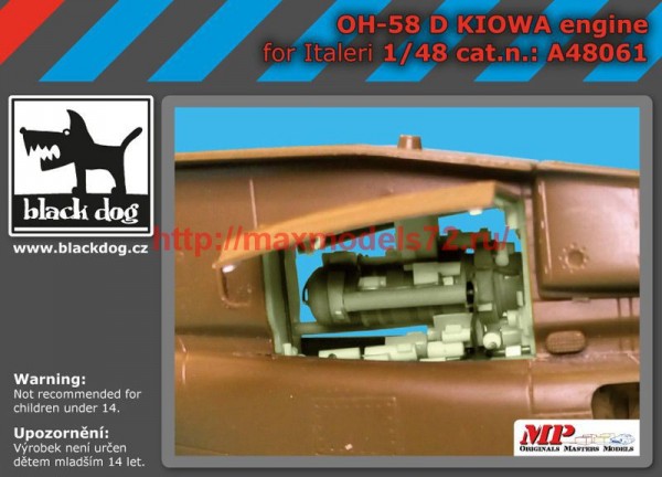 BDA48061   148 OH-58 D Kiowa engine (thumb55049)