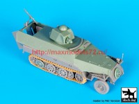 BDT72093   172 Sd.Kfz.251 ausf D with Hotchkiss turret conv.set (attach2 53511)