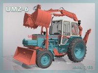 BM3592   UMZ-6 excavator (Based on MTZ tractor) (attach5 57277)