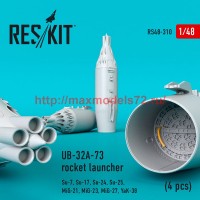 RS48-0310   UB-32A-73 rocket launcher (4 pcs) (Su-7,Su-17,Su-24,Su-25,MiG-21,MiG-23,MiG-27,YaK-38) (attach1 52320)