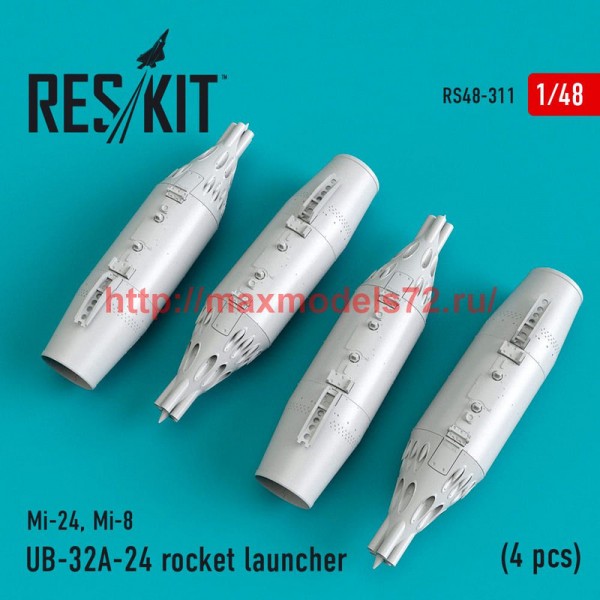 RS48-0311   UB-32A-24 rocket launcher (4 pcs) (Mi-24,Mi-8) (thumb52323)