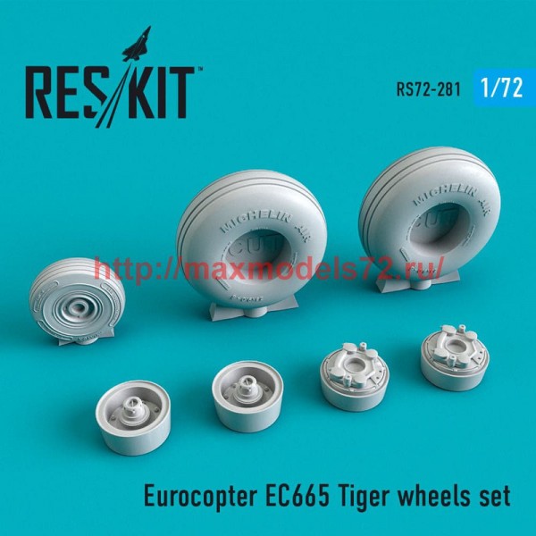 RS72-0281   EC665 Tiger wheels set (thumb52358)
