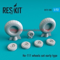 RS72-0285   He-111 wheels set early type (thumb52366)