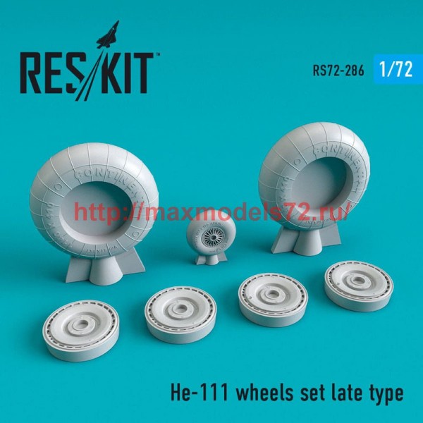 RS72-0286   He-111 wheels set late type (thumb52368)