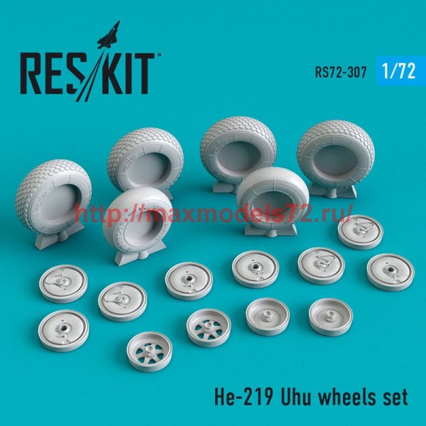 RS72-0307   He-219 Uhu wheels set (thumb52410)