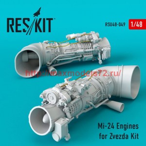 RSU48-0049 Mi-24 Engines for Zvezda Kit (thumb52325)