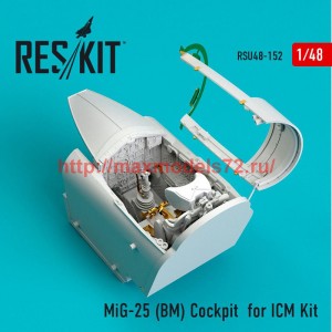 RSU48-0152 MiG-25 (BM) Cockpit for ICM Kit (thumb52342)