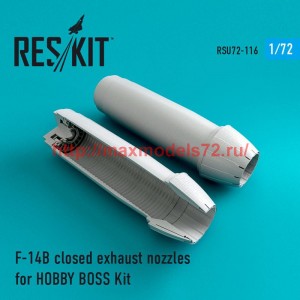 RSU72-0116 F-14 (BD) closed exhaust nozzles for HOBBY BOSS Kit (thumb52429)