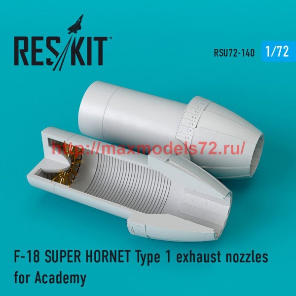RSU72-0140   F-18 SUPER HORNET Type 1 exhaust nozzles for Academy (thumb52469)
