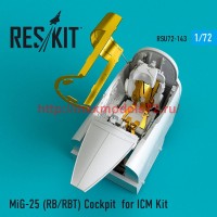 RSU72-0143   MiG-25 (RB/RBT) Cockpit for ICM Kit (attach1 52475)