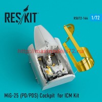 RSU72-0144   MiG-25 (PD/PDS) Cockpit for ICM Kit (attach1 52478)