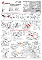 A-squared72026   Su-35 Interior & Exterior Photoetched Detailing Set for Hasegawa kit (attach4 57568)