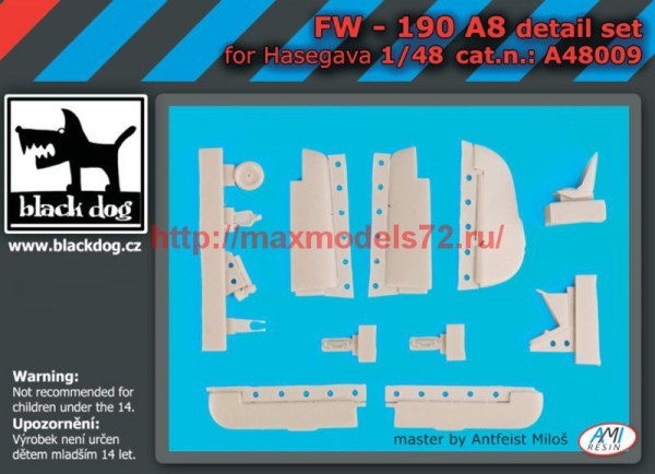 BDA48009   Fw-190 A8 detail set (thumb54746)