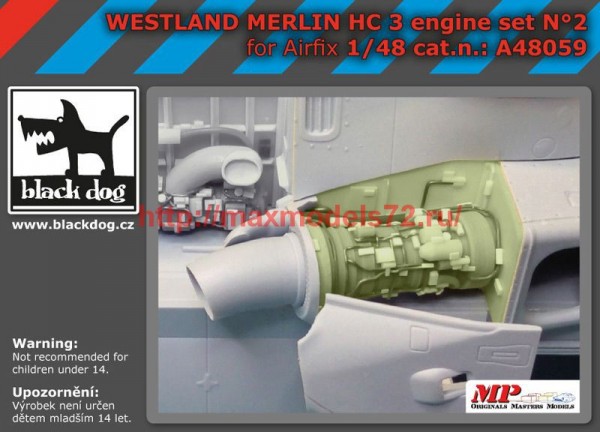 BDA48059   148 Westland Merlin HC 3 engine set N°2 (thumb55042)