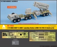 TetraME-72022   1/72 M983 HEMTT & M901 Launching Station w/MIM-104 [PAC-2] Detail-up Set (for Trumpeter) (thumb61292)