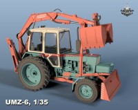 BM3592   UMZ-6 excavator (Based on MTZ tractor) (attach2 57277)