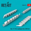 RSU48-0151   He-111 H-6 exhaust nozzles for ICM (thumb55831)