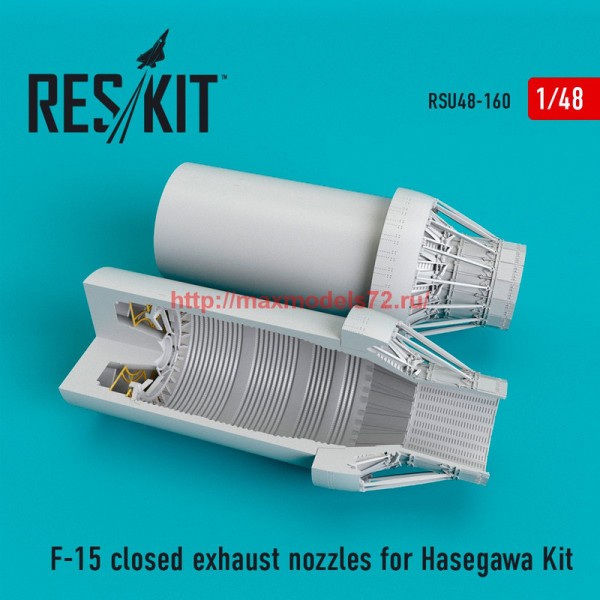RSU48-0160   F-15 closed exhaust nozzles for Hasegawa Kit (thumb55847)