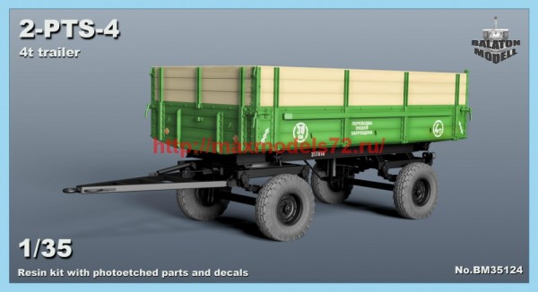 BM35124   2-PTS-4M 4t 2 axle trailer for tractors (thumb59398)